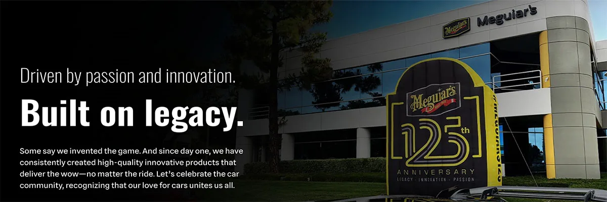 Meguiar's banner